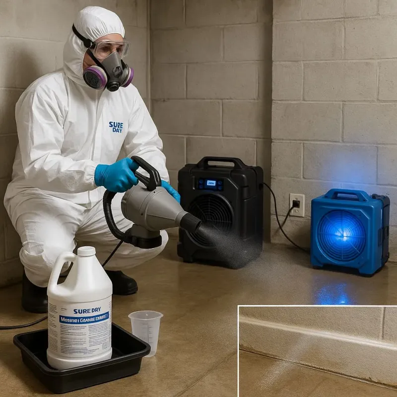 Sanitization and Odor Removal process in Clinton, MS