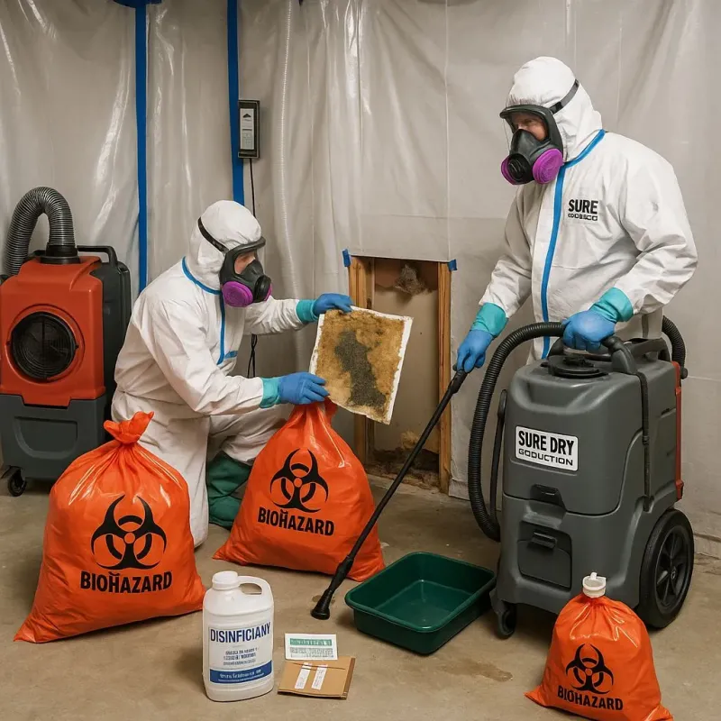 Contaminated Water Handling Protocols process in Clinton, MS