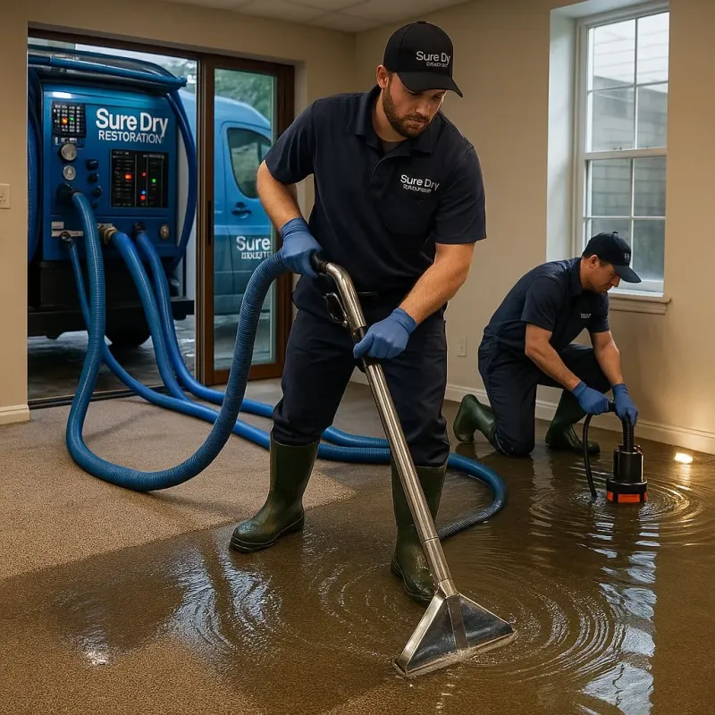 Water Extraction and Removal process in Clinton, MS